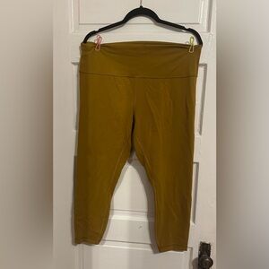 Lululemon Athletica like new Mustard Yellow Leggings